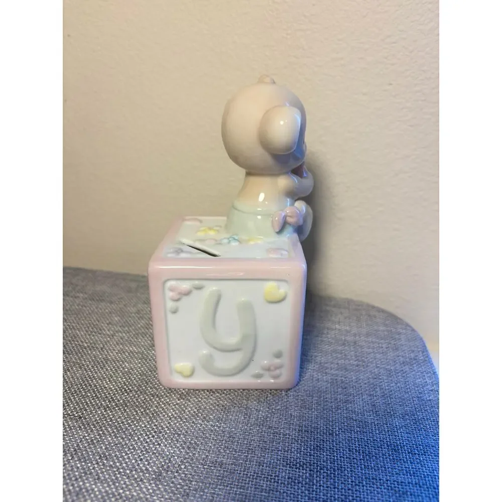 Enesco Precious Moments Collectors Baby Bear Piggy bank